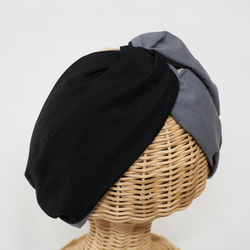 交換髮帶（綁帶）☆黑色 x 灰褐色 x 灰色 第4張的照片