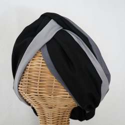 交換髮帶（綁帶）☆黑色 x 灰褐色 x 灰色 第2張的照片