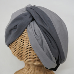 交換髮帶（綁帶）☆黑色 x 灰褐色 x 灰色 第6張的照片