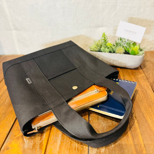 新品TEMBEA TOTE BAG / ビッグトートバッグ　帆布　黒 TEMBEA テンベア TOTE BAG LARGE 商品詳細｜LEQUEL｜レクエール