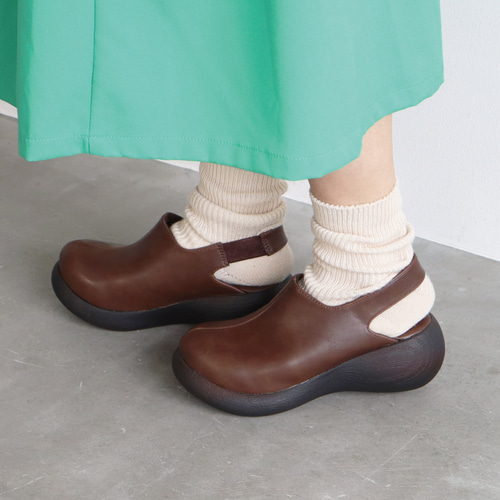 バックベルトサボ | 厚底 甲高 幅広 レディース サボサンダル Nuts