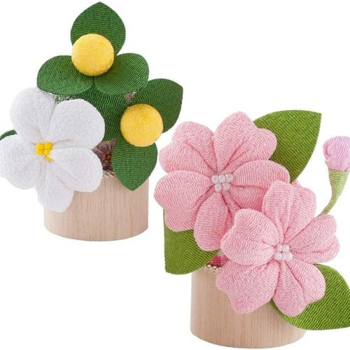 雛道具 ひな道具 ちりめん桜橘(一対) 雛人形 単品 ひな飾り 雛道具 ひな道具 ちりめん桜橘(一対) 雛人形 単品 ひな飾り
