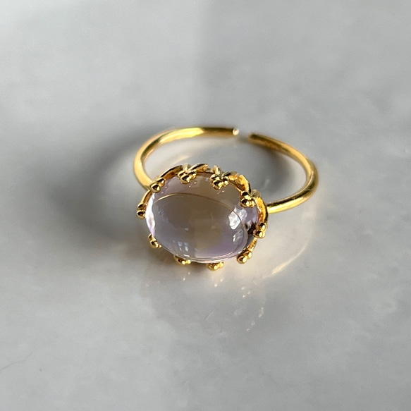紫黃晶戒指【禮盒裝】122 第3張的照片