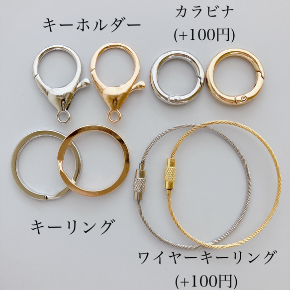 【名入れ/言葉入れ無料】クリアカラー　スクエアキーホルダー/チャーム/推し活/席札/名入れキーホルダー 3枚目の画像