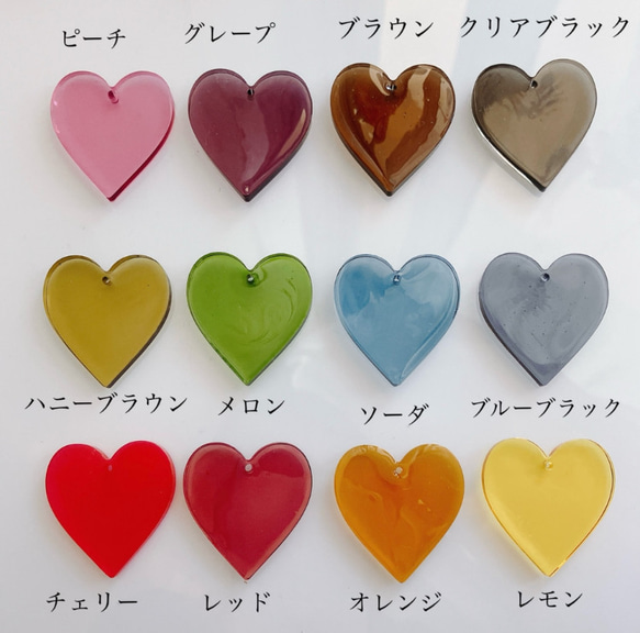 【名入れ/言葉入れ無料】クリアカラー　スクエアキーホルダー/チャーム/推し活/席札/名入れキーホルダー 2枚目の画像