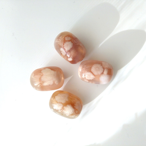 大人気 再販！】高品質 桜瑪瑙（さくらめのう） 天珠 1個 高