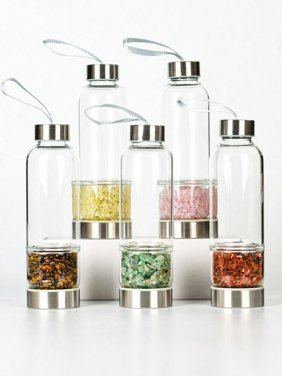 クリスタルヒーリングウォーターボトル キャンドル・キャンドルホルダー Olive Candle 通販｜Creema(クリーマ) 17211290