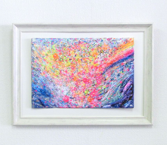 絵画ねこのおうち2 A4サイズ額縁無し原画