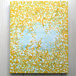 キャンバスアート　抽象画　原画　「mimosa」 4枚目の画像
