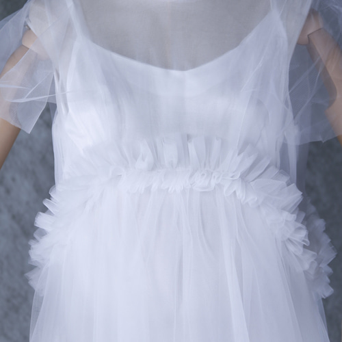 送料無料！パーティードレス 妊婦 オフホワイト ツーピース ソフト  