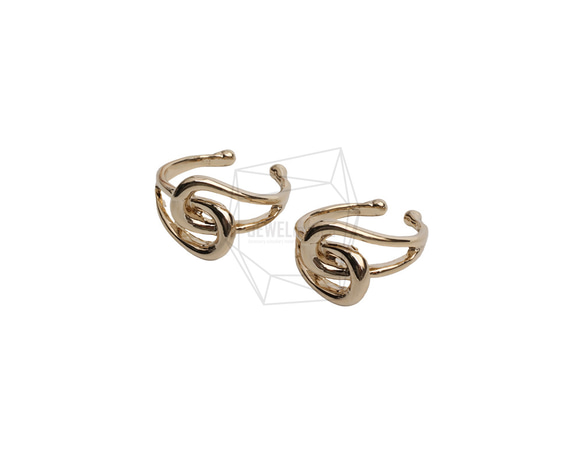 ERG-2611-G【2個入り】ラウンドイヤーカフ/Round Earcuffs Earrings 2枚目の画像