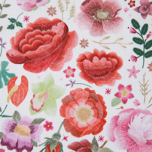【未使用新品】百華 花柄刺繍 半幅帯 クリーム色 楽天市場】【 モダン花レース 綿麻半幅帯 】 全5色 花柄