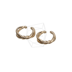 ERG-2613-G【2個入り】ラウンドイヤーカフ/Round Earcuffs Earrings 2枚目の画像