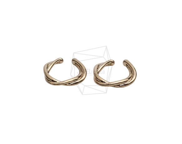 ERG-2619-G【2個入り】ラウンドイヤーカフ/Round Earcuffs Earrings 1枚目の画像