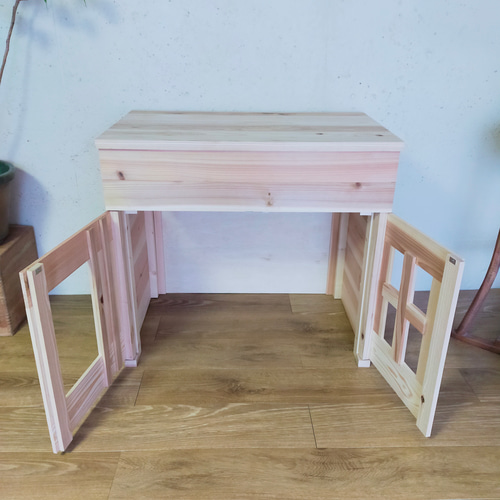 ストッカー付き デオトイレ快適ワイド専用 猫トイレカバー ハウス