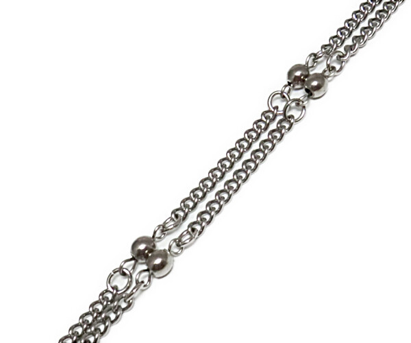 肩こりに効く! 純チタン製磁気ネックレス【厚生労働省の認可品】　（チタン・喜平タイプ）