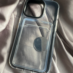 情人節套裝（附卡槽的 iPhone 手機殼迷你鏡子，含肩帶夾） 第4張的照片