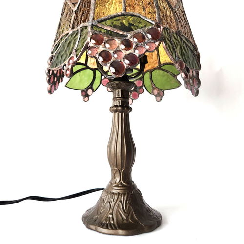 ステンドグラスランプ 果物シリーズ 葡萄 2024.2 スタンドライト