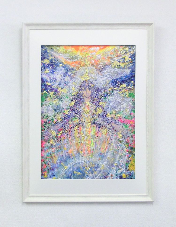 原画「サクヤ姫（セオリツ姫）」(A) 額サイズ57×78㎝ パワーアート 1枚目の画像