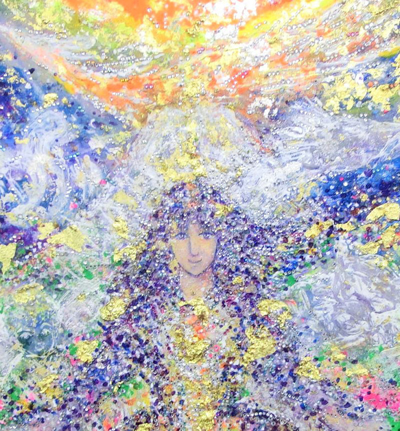 原画「サクヤ姫（セオリツ姫）」(A) 額サイズ57×78㎝ パワーアート 4枚目の画像