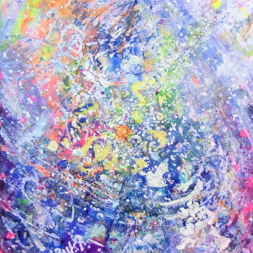 原画「地球」(C) 額なし パワーアート 絵画 息吹 友也 通販