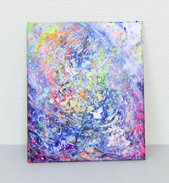 限定セールをすべて 原画「地球」(C) 額なし 通販 友也 息吹 絵画 パワーアート 絵画