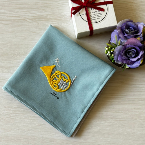 楽器刺繍ハンカチーフ ハンカチ・手ぬぐい R-SONORITE 通販