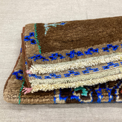 手織りトルコ絨毯 99x50cm ヴィンテージラグ 9枚目の画像