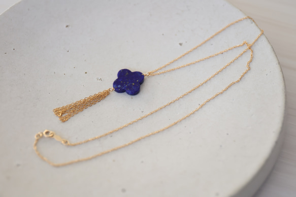14KGF lapis lazuli　necklace[kgf5206] 4枚目の画像