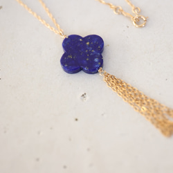 14KGF lapis lazuli　necklace[kgf5206] 3枚目の画像