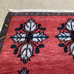 手織りトルコ絨毯 67x53cm ヴィンテージラグ 3枚目の画像