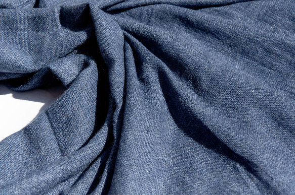 カシミア カシミア/カシミア スカーフ/ピュア ウール スカーフ ショール/リング ベルベット ショール - ブルー オーシャン 18枚目の画像