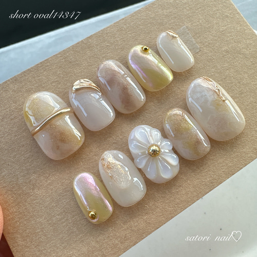 maple tip♡ネイルチップshop No458ジェルネイルチップ☆付け爪~ユニコーン☆カラフル