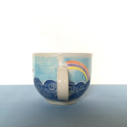 クジラと虹のマグカップ 4枚目の画像