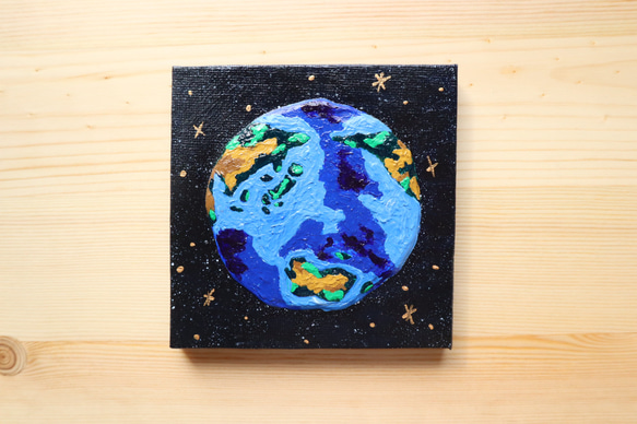 No.010 地球の絵 絵画 Nakamurart 通販 17214202｜Creema(クリーマ)