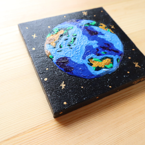 No.010 地球の絵 絵画 Nakamurart 通販 17214202｜Creema(クリーマ)