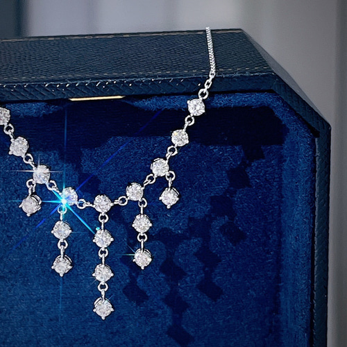 天然ダイヤモンドネックレス1.2ct k18 ネックレス・ペンダント