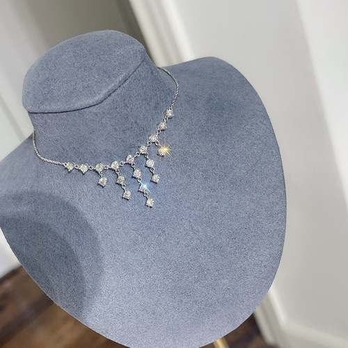 天然ダイヤモンドネックレス1.2ct k18 ネックレス・ペンダント パール 