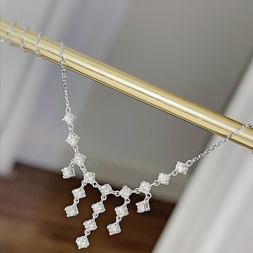 天然ダイヤモンドネックレス1.2ct k18 ネックレス・ペンダント