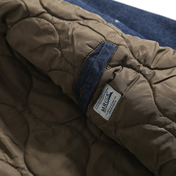 秋冬新品 デニムのジャケット メンズ 厚手暖かいコート 男 ブルー コットンジャケット 7枚目の画像