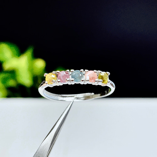 高品質】 トルマリン リング 指輪 ミックストルマリン 天然石 76 指輪  