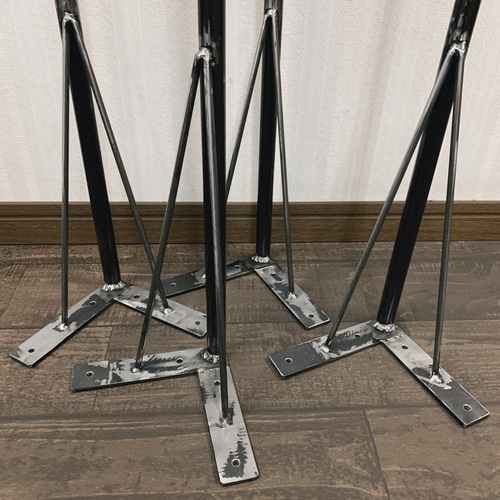☆送料込み☆アイアンレッグ4本 オーダー制 DIY 男前 テーブル