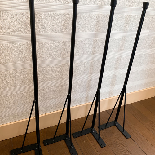 ☆送料込み☆アイアンレッグ4本 オーダー制 DIY 男前 テーブル ベンチ