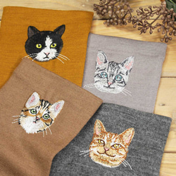 新商品【本季最受歡迎】4種貓+4種限量版顏色 | 暖臂套 日本製造 100%羊毛 禮物 第2張的照片