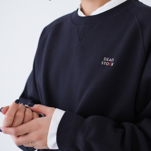 通年OK】デッドストック スウェット ネイビー(裏パイル) スウェット