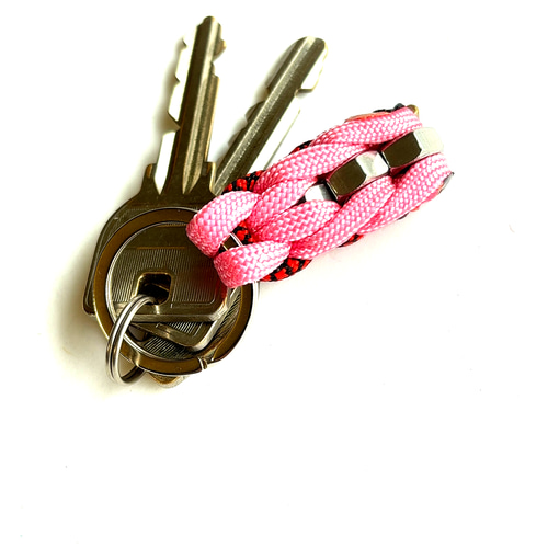 パラコードキーホルダー 3ナッツ_PRb キーリング J-KING 通販 17215003