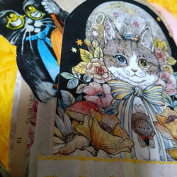 ジャンクジャーナル1900年代初頭 アンティーク紙もの♪音符♬外国紙&cuteな♥(ΦωΦ)猫ちゃん 2枚目の画像