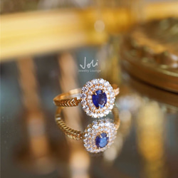 翡翠」K18 天然ヒスイ 天然ダイヤモンド リング 上品 忍耐 調和 飛躍 5