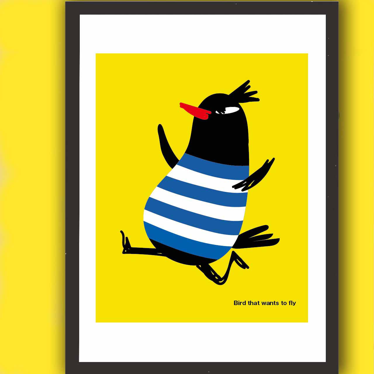 飛びたい鳥　イラスト　ポスター　A4 A3 A2 A1　アート  　アートポスター　アート/sei検索新着順　2345