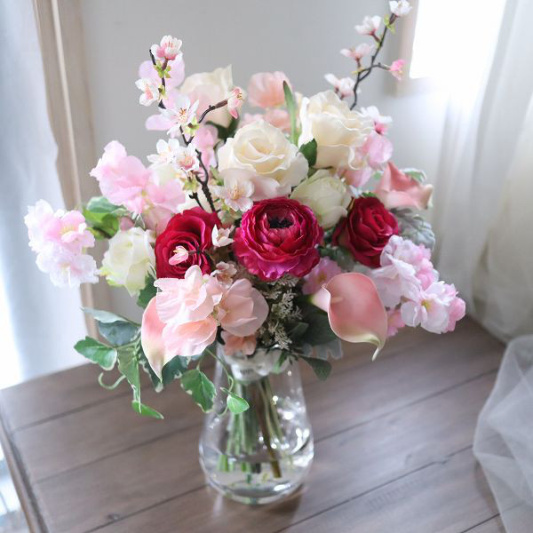 マジカルウォーター　桜　カラー　枯れずに飾れる　魔法の水　サロン　開店　記念日　199